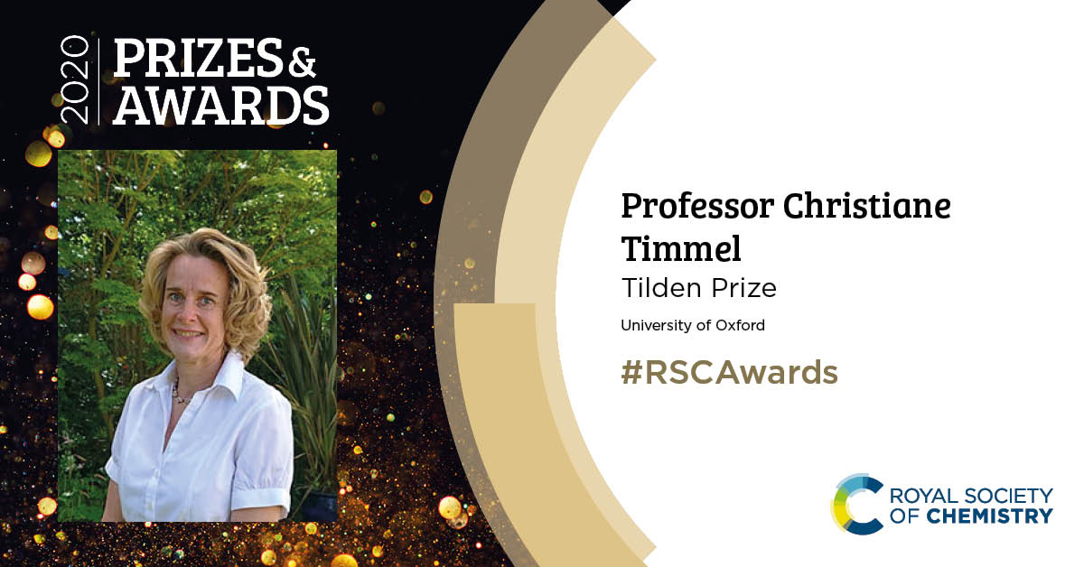 RSC 2020 award Professor Christiane Timmel