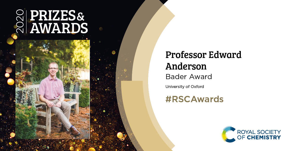 RSC 2020 Awards Professor Edward Anderson