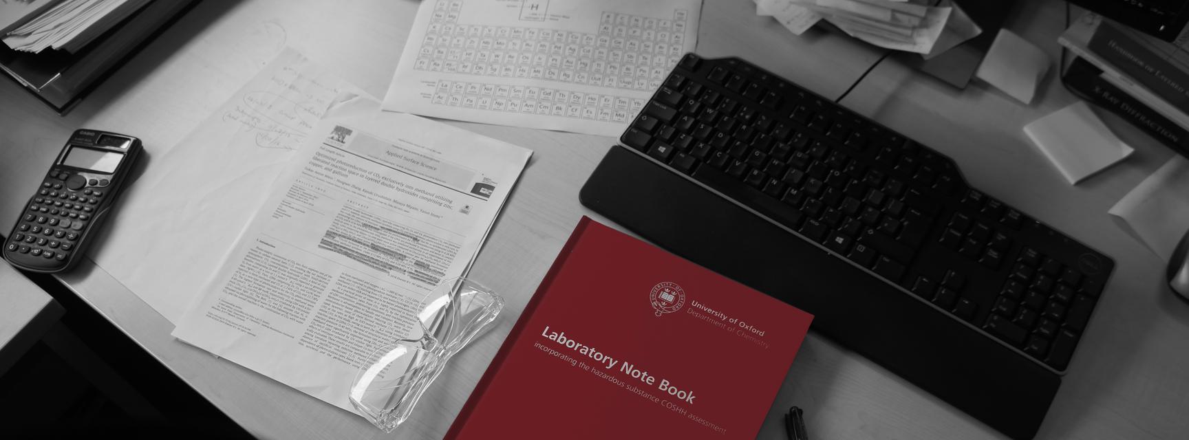 laboratory note book