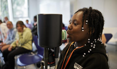 School student using the Ritchie Group Laser Gas Analyser (LGA)