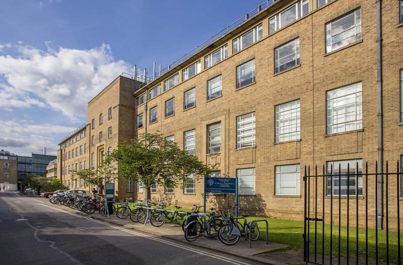 Photo of the front of the Physical and Theoretical Chemistry Laboratory building